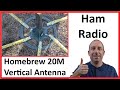 Ham Radio Homebrew 20 Meter Vertical Antenna for POTA and Field Day