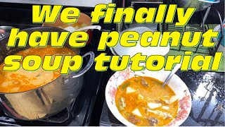 FINALLY MOMMY TEACH US HOW TO MAKE PEANUT SOUP!!