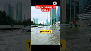 Heavy Rain in Dubai 🌧️ Thunderstorm Hit Burj Khalifa 😭 Lightning hit Burj Khalifa