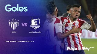Junior vs. Águilas Doradas (goles) | Liga BetPlay Dimayor 2023-2 | Cuadrangulares - Fecha 3
