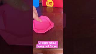 Origami magical hexagonal flicker (by Jeremyshaferorigami) 💫💠