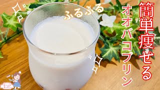 【腸活・美肌】オオバコダイエットプリン【ココナッツミルク】