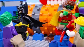 LEGO Batman vs Joker STOP MOTION LEGO: Batman & Robin stop Joker! | LEGO Batman | Billy Bricks