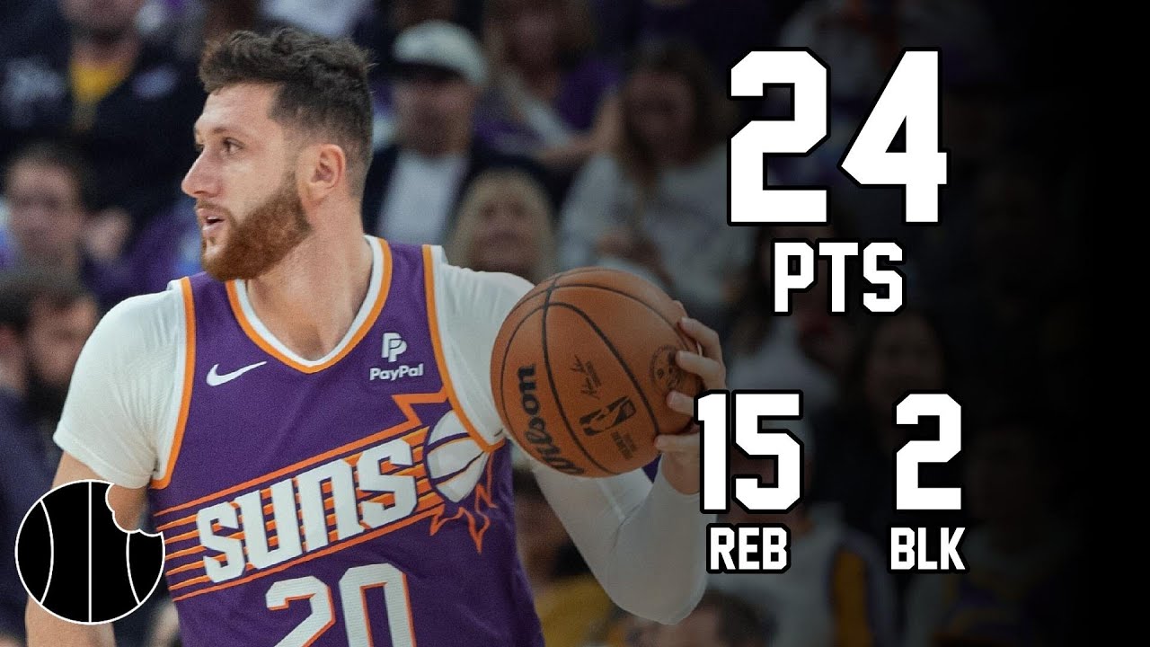 Jusuf Nurkic Highlights | Suns Vs. Hornets | 29th Dec 2023 - YouTube