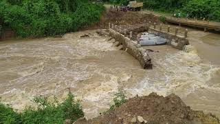 Flood effected at Manja to Langvoku Road