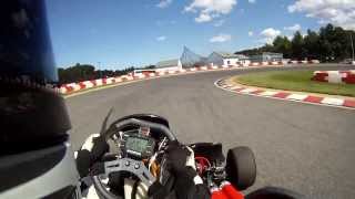 F1 Boston CRG 125CC Shifter Kart, ICC. Tuesday practice, one lap. 8/7/13