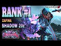 Shadow 20z ( Zafina ) ➤ Top 1 Zafina - Rank #1 Zafina - Tekken 8 - God of Destruction - Ranked Match