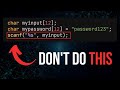 Be Careful When Using scanf() in C