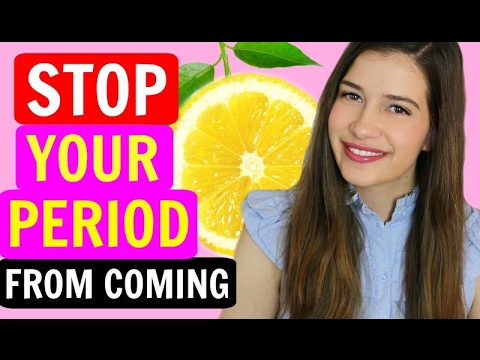How To Stop Your Period From Coming! | HACKS! How To Stop Your Period From Coming! | HACKS!