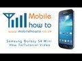 How To Insert & Remove Battery - Samsung Galaxy S4 Mini