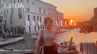 JULYvlog | 威尼斯双年展 | 吃吃喝喝快乐暑假 | a special moment in my life