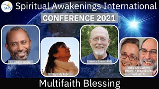 Multifaith Blessing, Fr. Charles Ogada, Jyoti Ma, Dr Lawrence Edwards, Rabbis Simcha & Geela Raphael