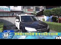 20171224中天新聞　不小心闖紅燈　險！警車路中央「倒退嚕」