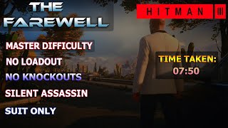 HITMAN 3 - THE FAREWELL, Mendoza (Master Silent Assassin Suit Only No Knockouts No Loadout)