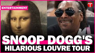 Snoop Dogg tours the Louvre, jokes he's 'Mona Lisa's twin brother, Tony Lisa' during Paris Olympics