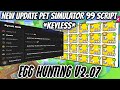 [💎 MILLIONAIRE 💸] Pet Simulator 99 OP Farm Scripts: FAST Auto Farm l EGG Hatch l MOBILE! **PASTE**