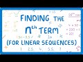 GCSE Maths -  How to Write Expressions for the nth term of Arithmetic Sequences (2026/27 exams)