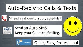 Automatic Reply/Response to Missed Call and SMS/Message/Text | AutorReply on Android with crack 2020