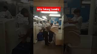 intip Tukang Laundry|look how the  laundry team work #shorts #kapalpesiar #cruiseship #pelaut