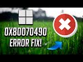 Fix Windows Update Error 0x80070490 in Windows 11 / 10