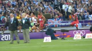 2012 London Olympic Games Athletics: Men's 100m Semi-Final 3 - Yohan Blake wins