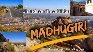 Trekking with the riding gear | Madhugiri fort | Royal Enfield Himalayan Ride.