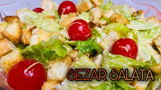 Salataların Şahı 💯 SEZAR SALATA 🥗