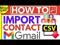 Import contact to Gmail