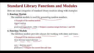 Python Standard Library – Built-in Functions & Essential Modules