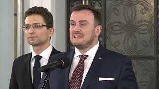 Konferencja Konfederacji: Polacy umierają a rząd dociska lockdown w ochronie zdrowia!