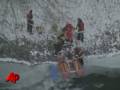 Raw Video: Dog Rescued From Icy River