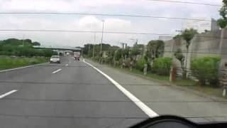 九州自動車道　基山PA下り付近　リア動画