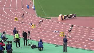 [4k]女子4×100m　決勝　東日本実業団陸上　2022年5月15日(日)