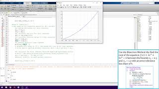 Bisection Method Coding in MATLAB