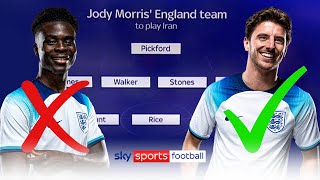 Mount IN✅ Saka OUT❌?! | Jody Morris picks his England World Cup XI