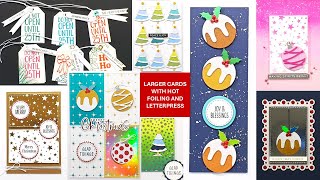 Spellbinders Lisa Horton Essential Holiday Collection - Larger Card sizes with Custom Size Envelopes