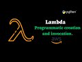 Develop and Invoke AWS Lambda Functions programmatically.