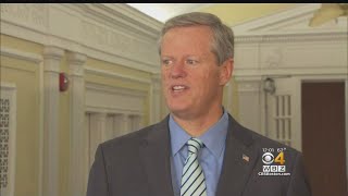 Gov. Charlie Baker Meets With Small Business Owners To Discuss Impact Of The Explosions