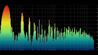 Web Audio API visualizer using custom FFT: 1/24th octave spectrum with Lanczos bin interpolation