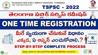 Fresh OTR Registration 2022 || TSPSC