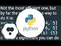 How can I compare two lists in python and return matches
