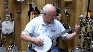 Banjo.com video: demo of a new  Gold Tone Cripple Creek 100R Plus 5 String Banjo