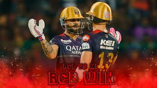rcb win against mi status | Rcb win whatsapp status |Royal challengers bangalore win whatsapp status