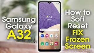 Samsung Galaxy A32 How to Soft Reset (If the Screen Freezes) | Screen is Unresponsive FIX