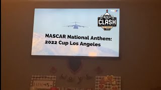 National Anthem For NASCAR Cup Series Busch Light Clash at The Coliseum