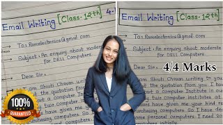 Email Writing Class 12/Format  E-Mail Writing 12th|Email Writing|Formal Email Writing/12th Boards