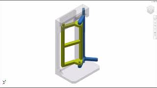 The Slider-crank mechanism used in the bus door in Taiwan.