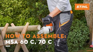 How to Assemble: MSA 60 C, 70 C | STIHL Tutorial