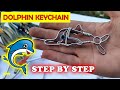 Make a dolphin craft keychain Tig filler rod art | how to key chain | Stainless Steel Noose Key