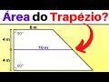 🔥CALCULE A ÁREA DO TRAPÉZIO | Geometria Plana🔥